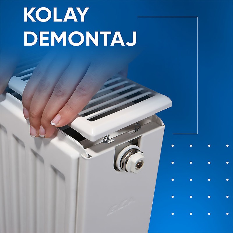 E.C.A. PKKP Tip 22 600x1000 Nem Alma Hazneli Panel Radyatör E.C.A. PKKP Tip 22 600x1000 Nem Alma Hazneli Panel Radyatör